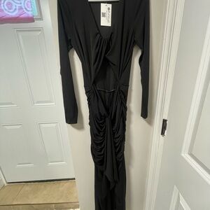 AFRM Long Sleeve Cutout Maxi Dress – Brand New With Tags